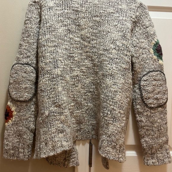 Cozy Sundance S Multicolor loose knit cardigan Button-Up Sweater guc - Picture 7 of 10